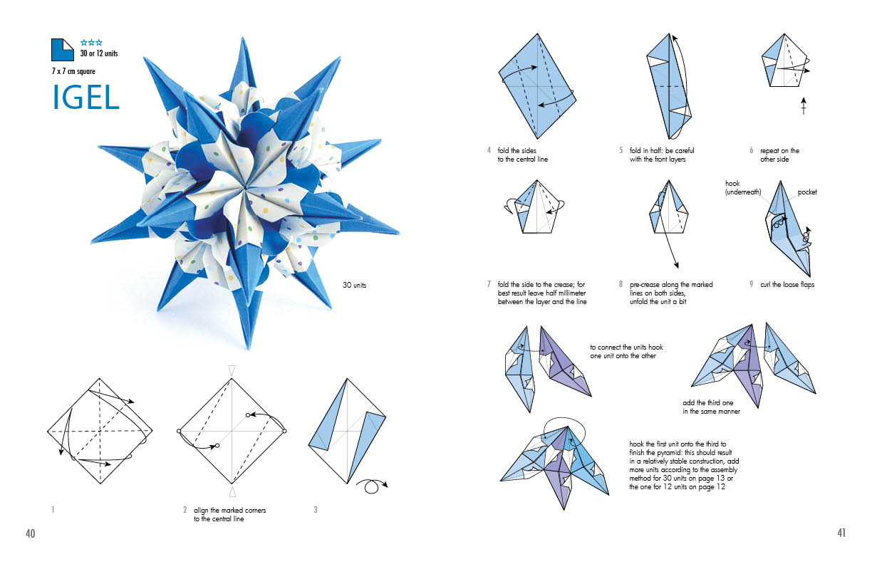 Origami kusudama book